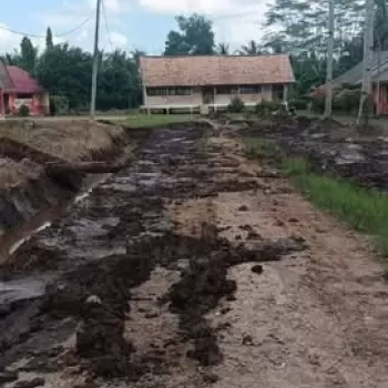 PERBAIKAN PRASARANA SEKOLAH PENIMBUNAN JALAN DAN HALAMAN SEK